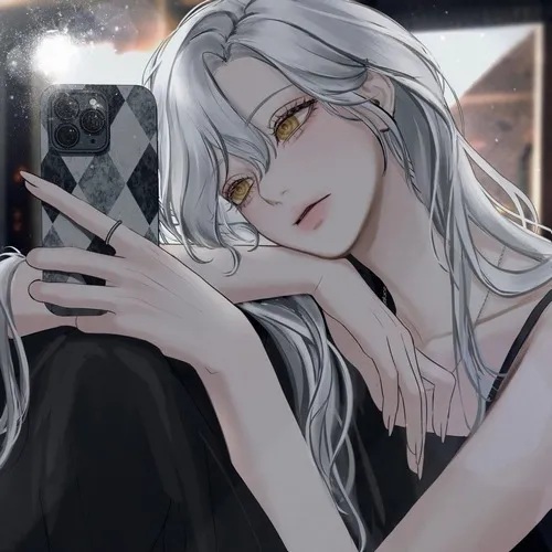 Hình profile anime nữ lạnh, đôi mắt sắc