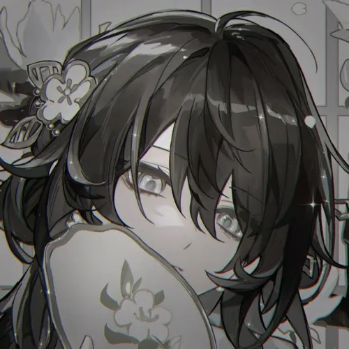 Hình đại diện Tiktok anime nữ ánh sáng khói xám