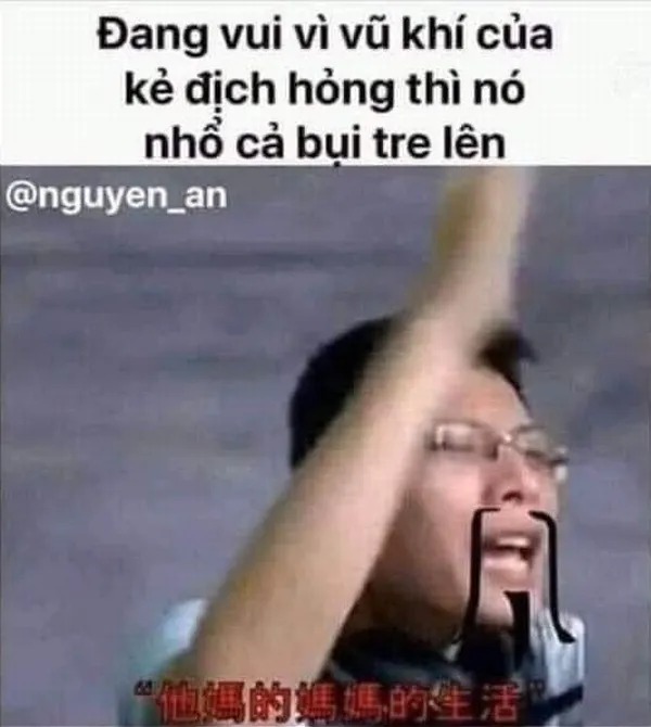 Meme hài ý trời khiến người bật khóc