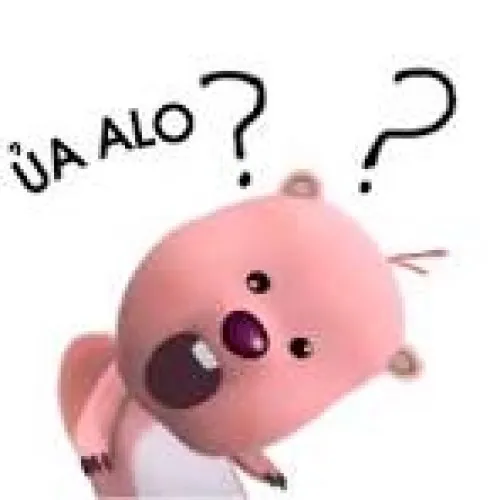 Meme gấu hồng ủa alo hài
