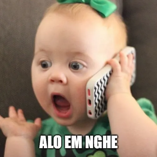 Meme hài alo mà mạng lag muốn khóc