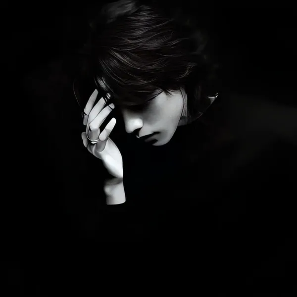 Avatar gã trai hút thuốc nhìn xa xăm