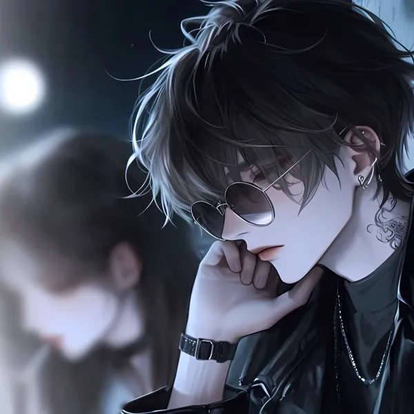 Avatar chàng trai buồn ánh đèn hắt nhẹ