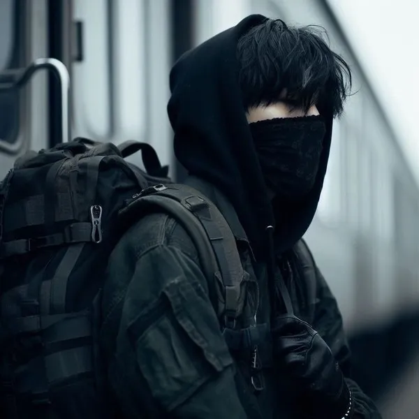 Ảnh avatar anh chàng buồn ánh sáng nghiêng