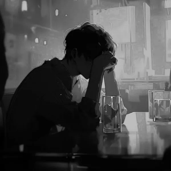 Ảnh đại diện anh bạn suy tư giữa đêm