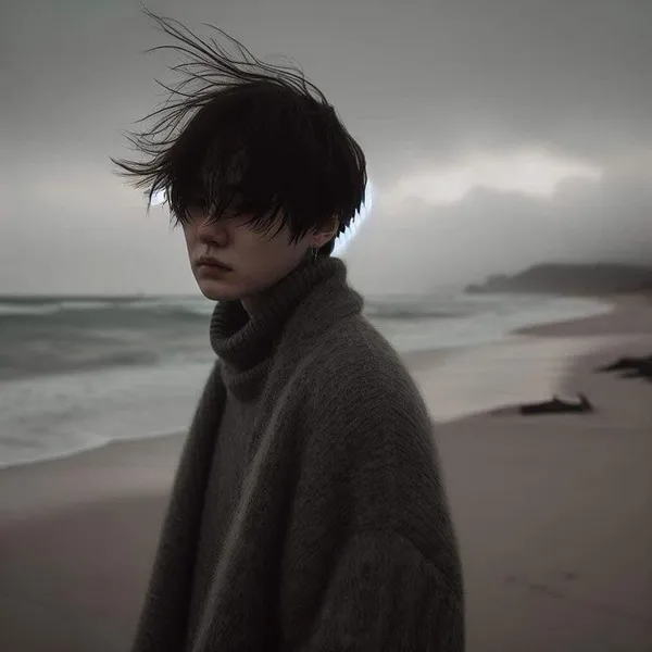 Avatar người con trai u buồn bên khung