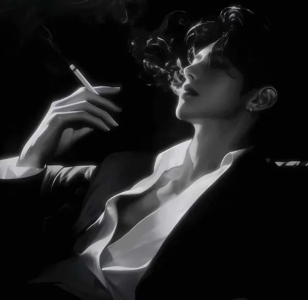 Ảnh đại diện trai trẻ u buồn ánh xám