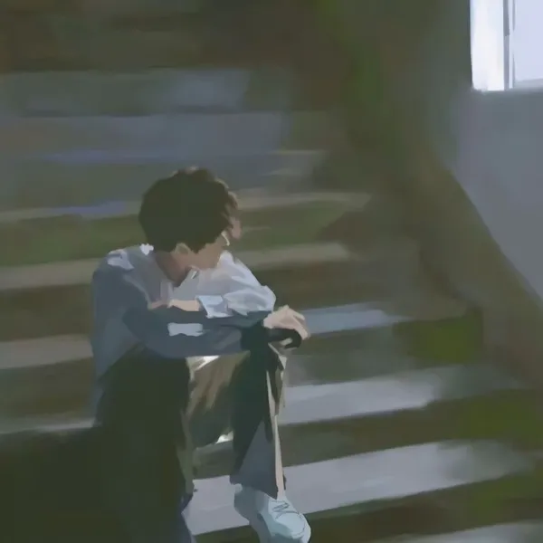 Ảnh profile trai trẻ suy tư bên cửa sổ