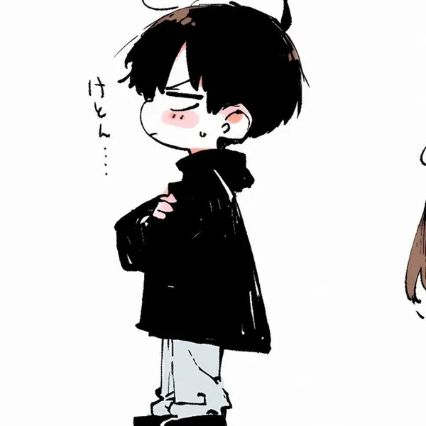 Avatar đôi chibi trẻ trung cực dễ thương