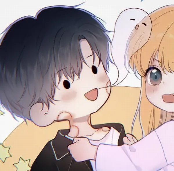 Hình profile chibi đôi siêu đáng yêu