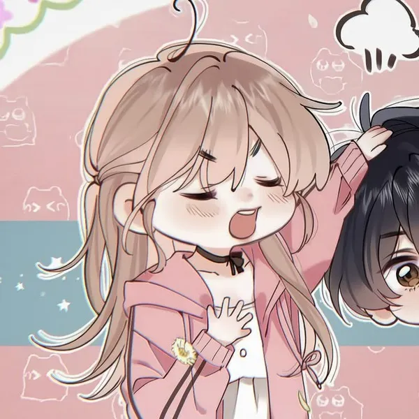 Ảnh avatar cặp chibi cute cực xinh