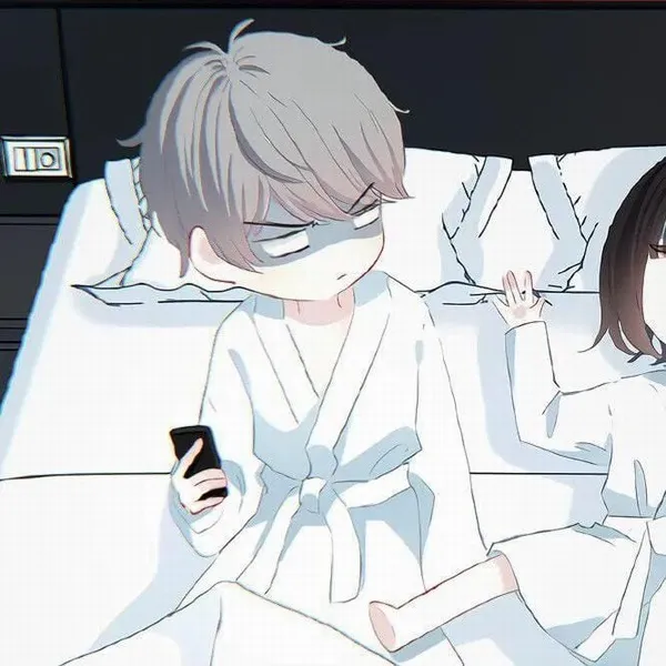 Avatar chibi đôi cute và ngầu nhẹ