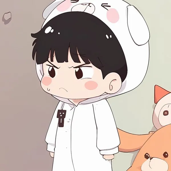 Hình profile chibi cặp nhỏ nhắn dễ thương