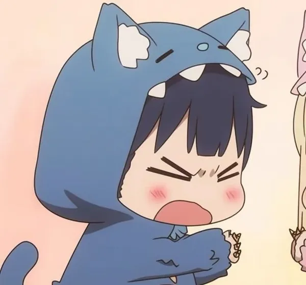 Avatar đôi chibi đáng yêu tông sáng