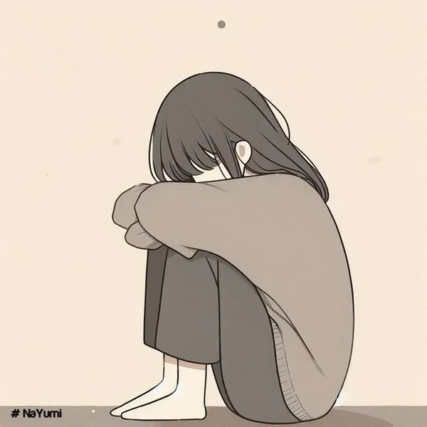 Hình đại diện khổ tâm, ánh mắt ướt