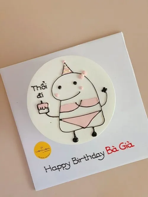 Bánh sinh nhật troll đỉnh, ăn xong muốn tát thợ làm