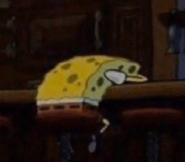 Ảnh chế trống rỗng, gương mặt lạnh lùng.