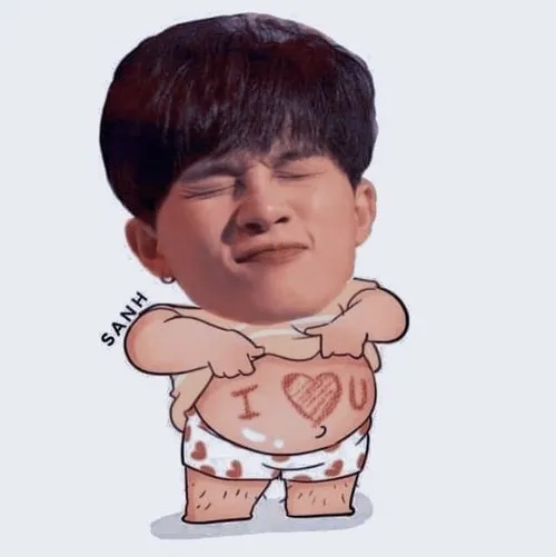 Meme hài Jack chibi cười toe răng cực cưng