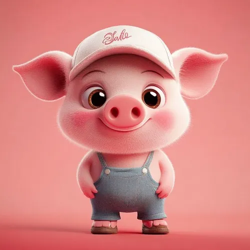 Meme chibi em heo mỡ lăn tròn giữa sân nhà