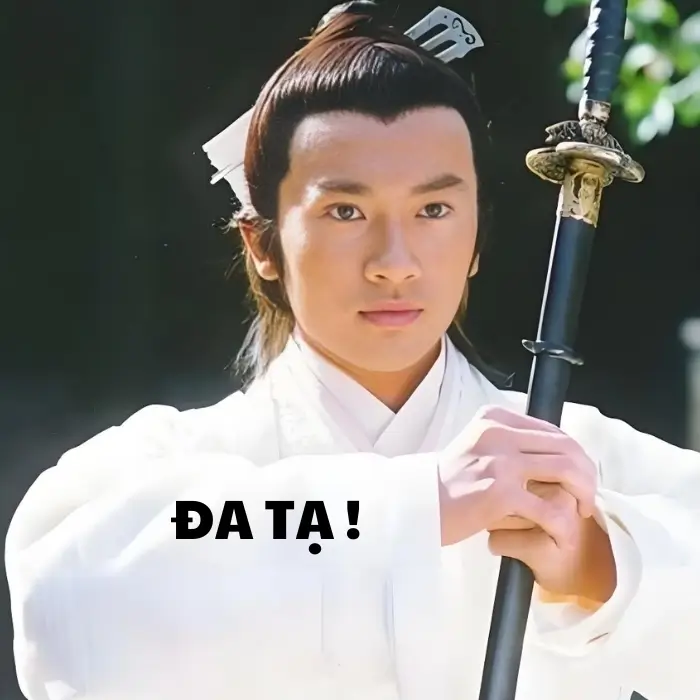 Meme chắp tay đa tạ cực trang trọng