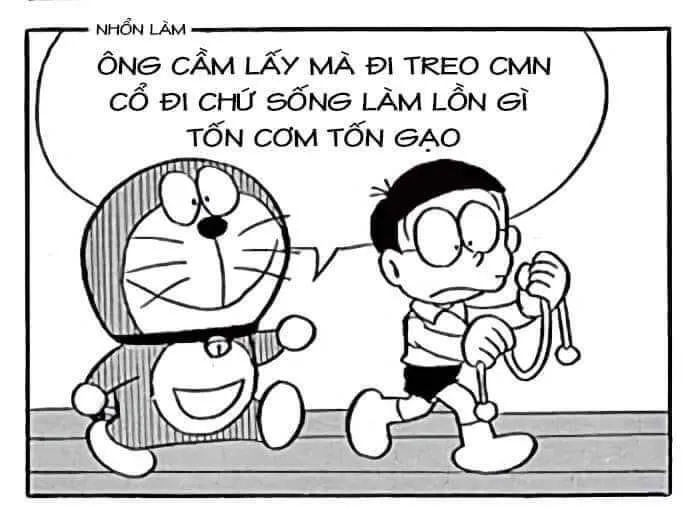 Hình chế Doraemon chém gió cực khét