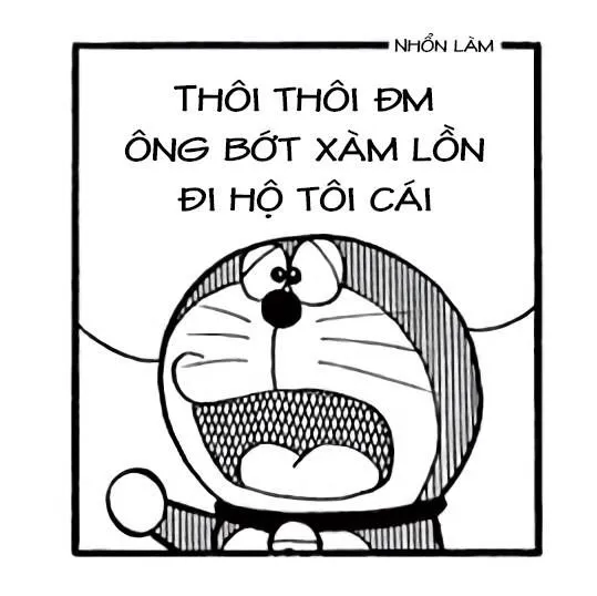 Ảnh chế Doraemon bình tĩnh mà sâu cay
