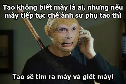 Meme hài Đường Tăng cau mày khó chịu
