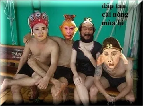 Ảnh chế Đường Tăng che mặt khỏi drama