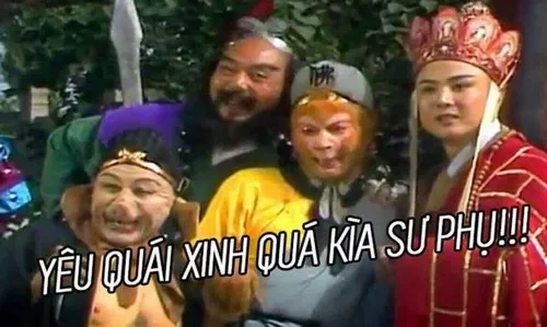 Meme hài Đường Tăng mắt long lanh đáng thương