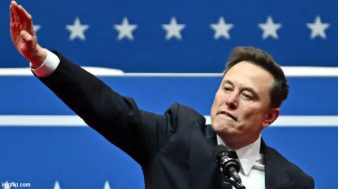 Elon Musk chào tay điều lệnh phát xít