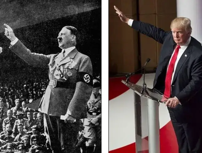 Ảnh ghép Hitler tuyên thệ