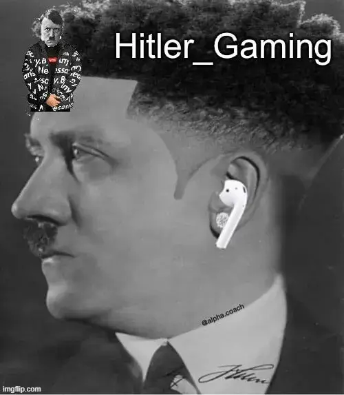 Ảnh vui Hitler đeo tai nghe chill nhạc