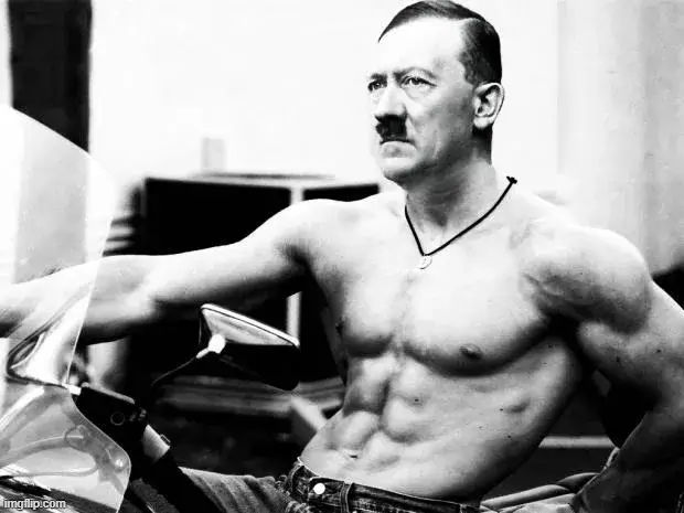 Ảnh chế Hitler khoe body