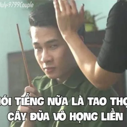 Meme chế Bé Đậu cười gian siêu đáng yêu