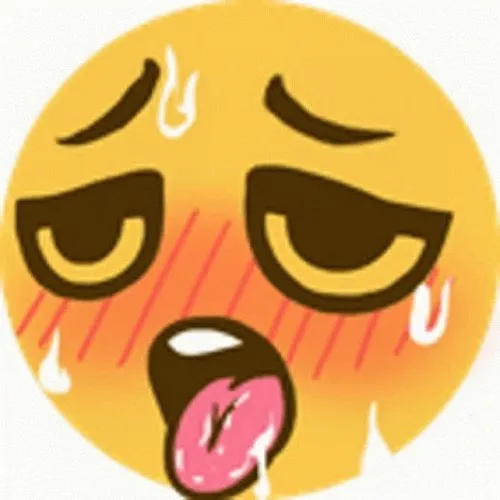 Emoji lè lưỡi đỏ mặt