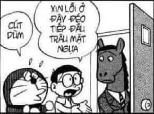 Meme chế Doraemon troll thầy cô nhẹ