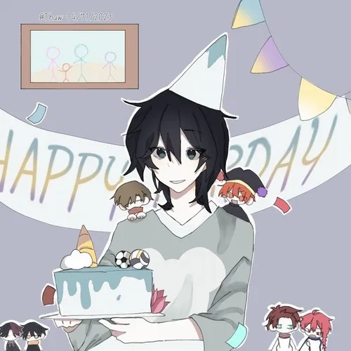 Hình meme sinh nhật sến kiểu Gen Z ngọt lịm