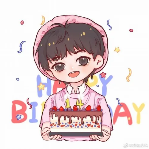 Meme chúc mừng sinh nhật bánh kem mini hài hước