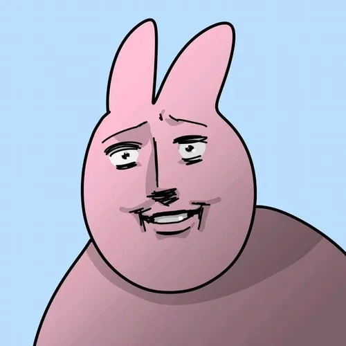 Meme chế thỏ hồng cháy quần trong pha troll siêu lầy