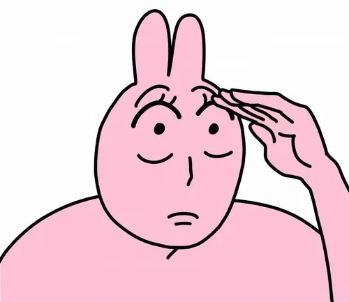 Ảnh troll pink rabbit viết chữ F tưởng nhớ cực mặn