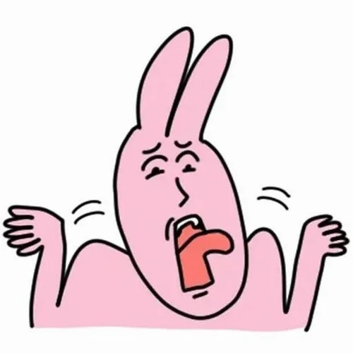 Meme hài thỏ hồng bựa kiểu “không thể đỡ nổi”
