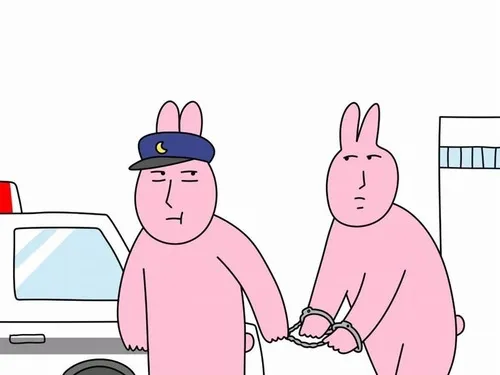 Ảnh vui thỏ hồng lè lưỡi troll nhẹ người xem