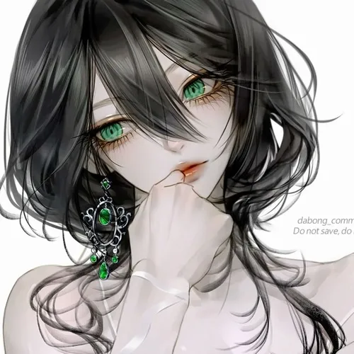 Ảnh hiển thị anime cô gái lạnh, ánh sáng loang