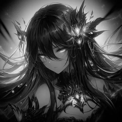 Ảnh đại diện anime nàng lạnh, biểu cảm trầm lắng