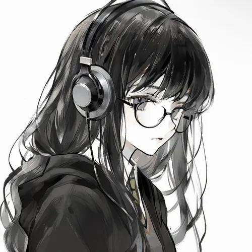 Ảnh đại diện anime nàng lạnh, tóc xõa tự nhiên