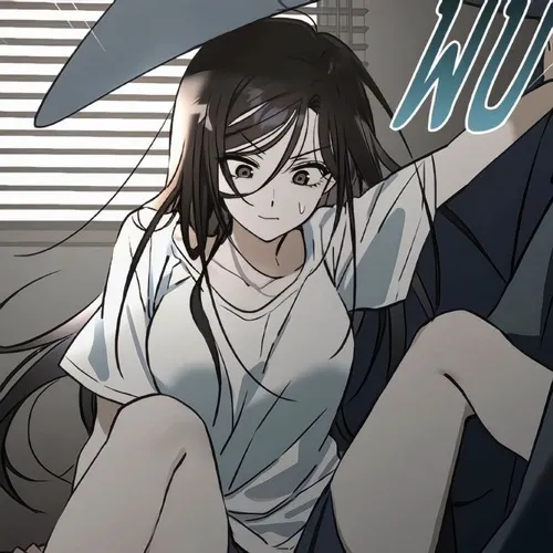 Hình avatar anime nàng ánh sáng trắng bạc