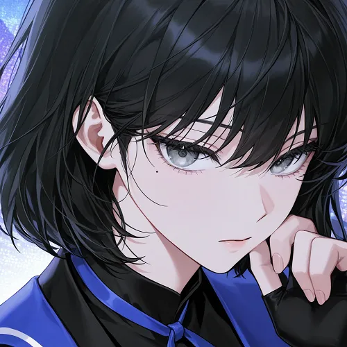 Ảnh trang cá nhân anime nữ ánh tím bạc huyền