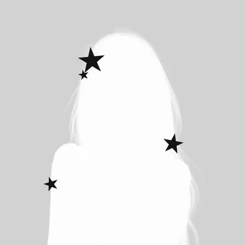 Ảnh avatar Facebook mặc định nữ có ngôi sao nhìn duyên dáng