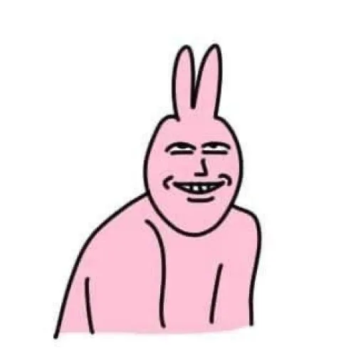 Hình chế thỏ hồng khóc thút thít vì thua cà khịa