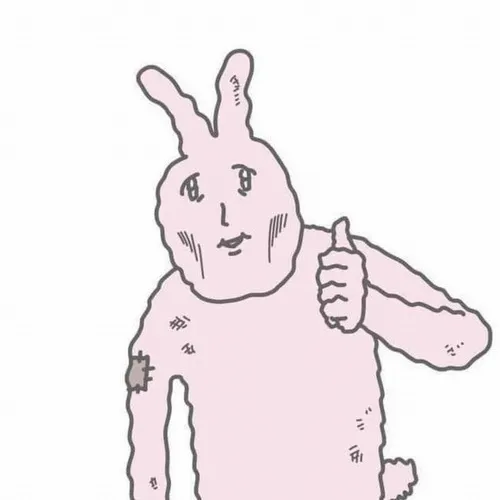 Ảnh vui thỏ hồng ngại ngùng che mặt trông siêu đáng yêu